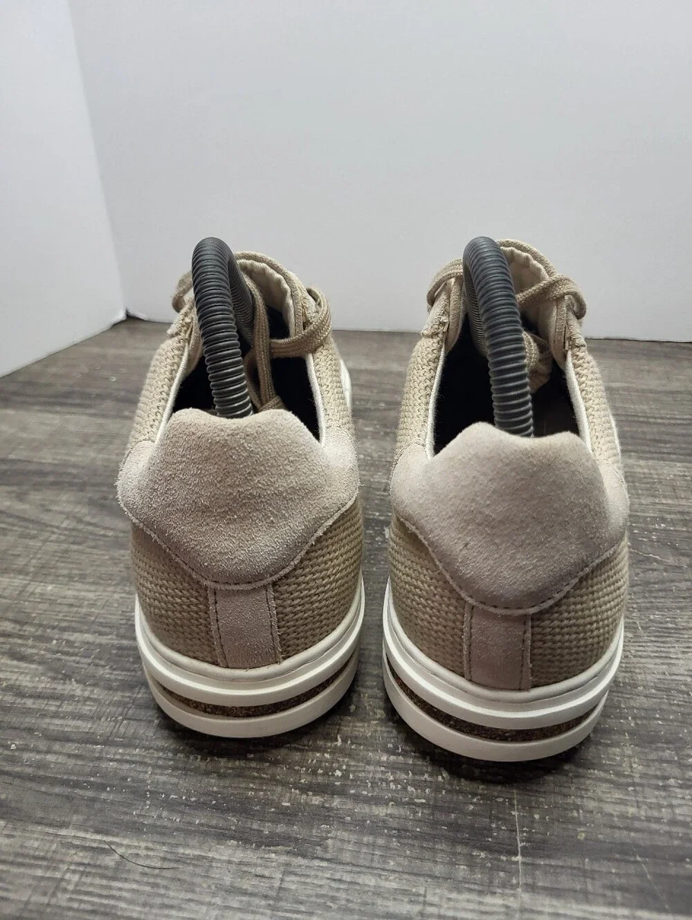 Birkenstock Bend Low Sneakers Women's EU 38 US 7 Narrow Tan Suede Shoes